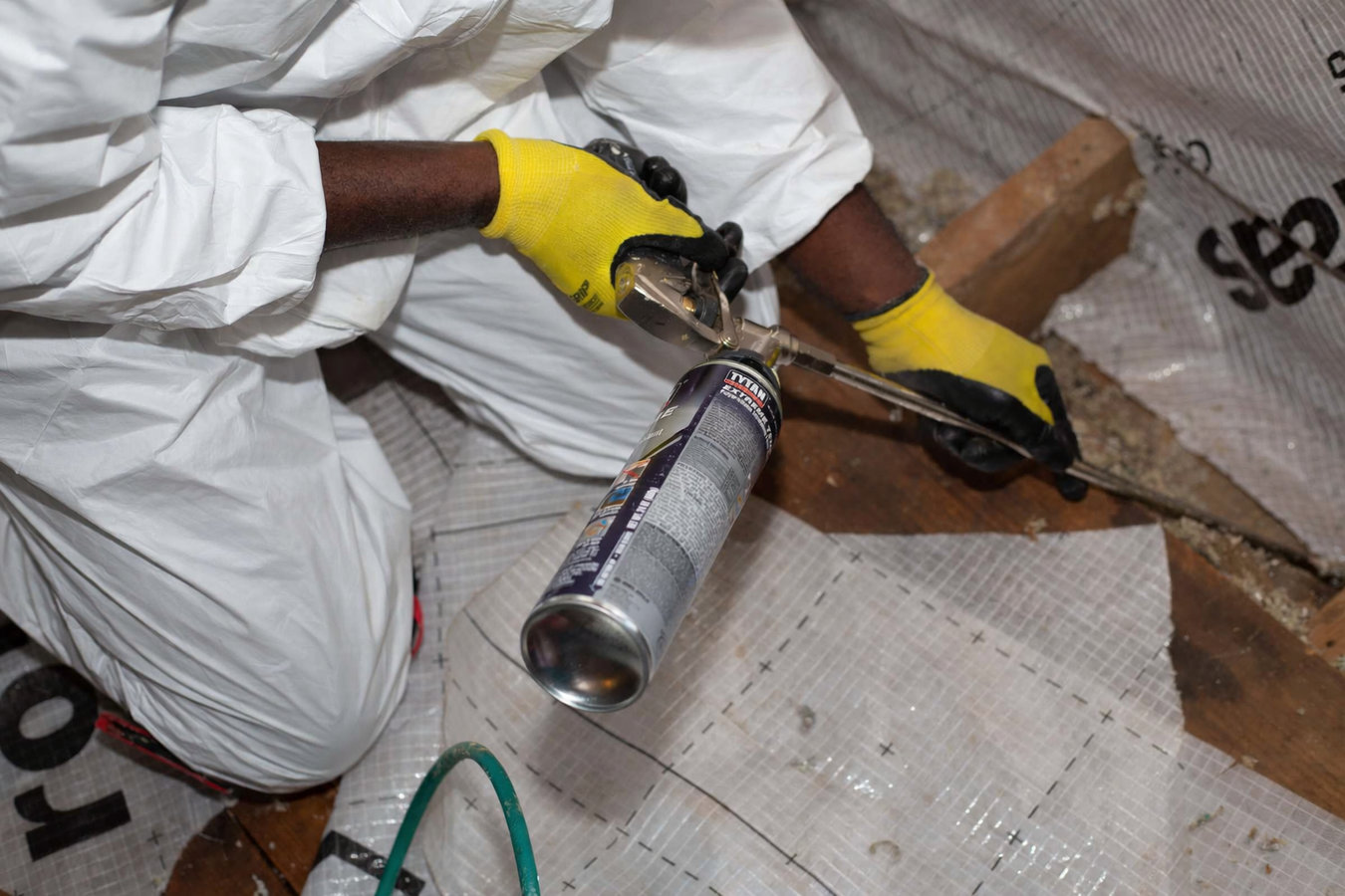 Attic air sealing